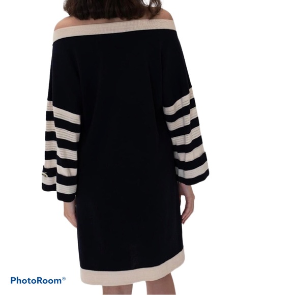 Chanel 14C 2014 Cruise Gondola  Karl Lagerfeld CC logo button knit dress… - Picture 3 of 15